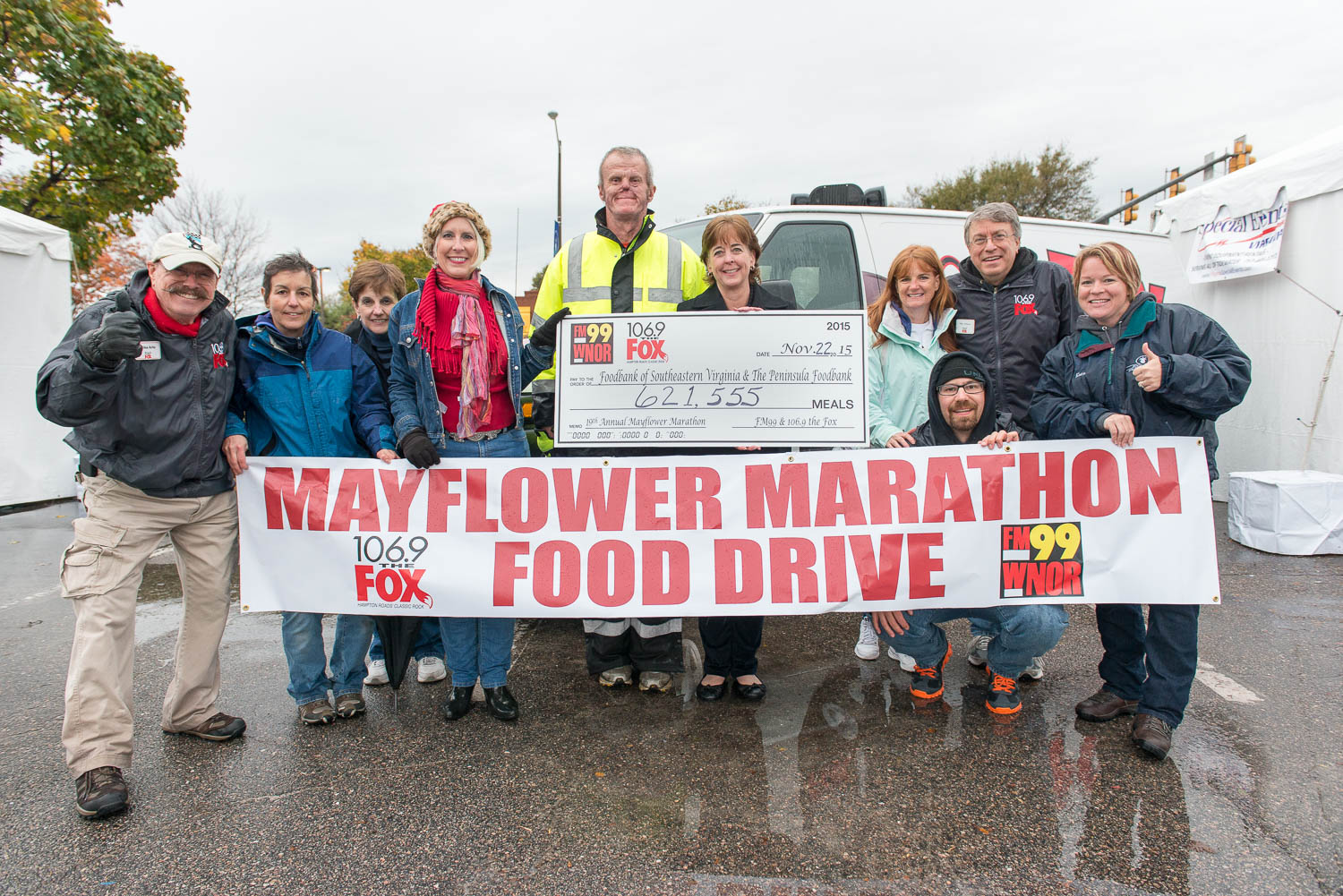 Mayflower Marathon Food Drive receives record number of donations