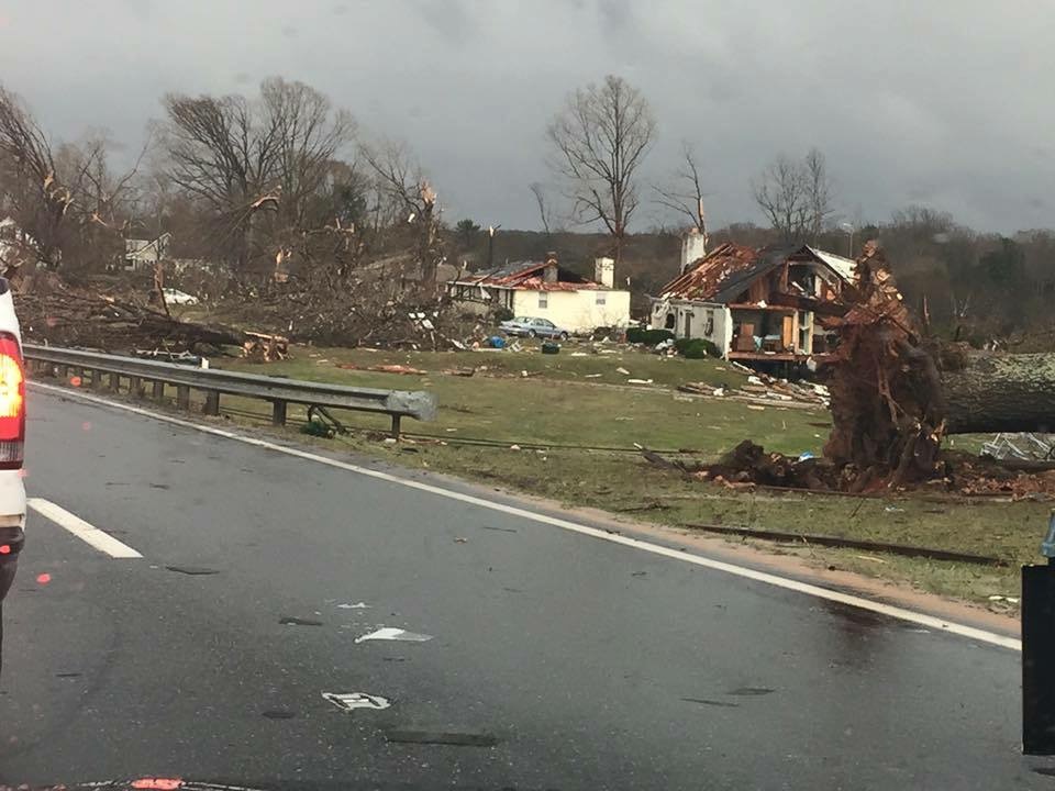 Storm damage reported in several areas in Virginia