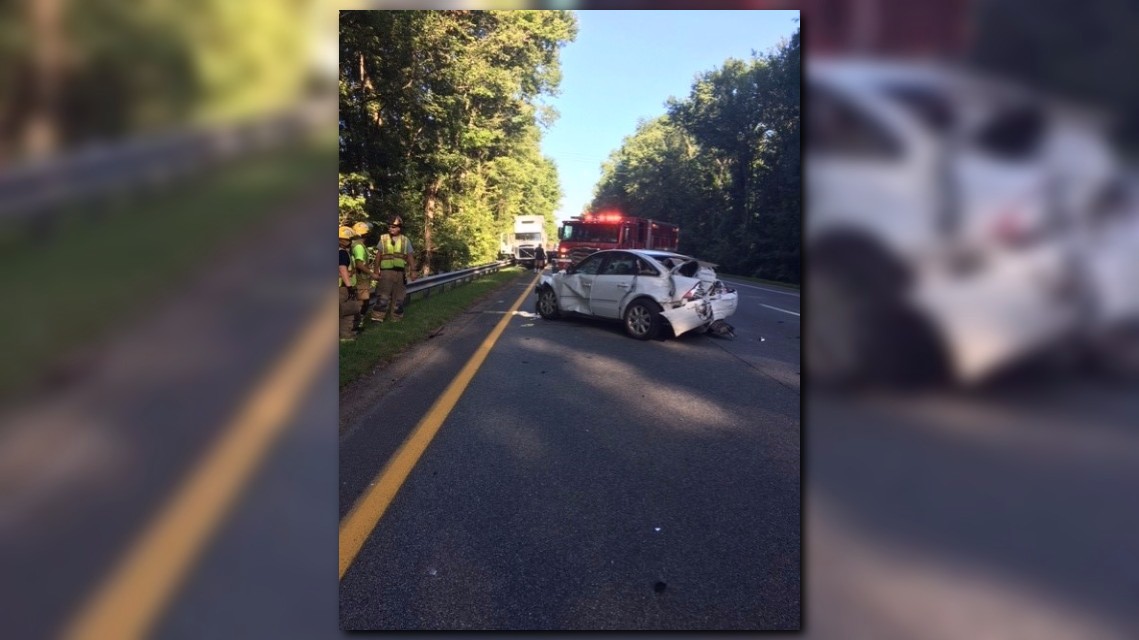 Two hospitalized following multivehicle accident in Suffolk