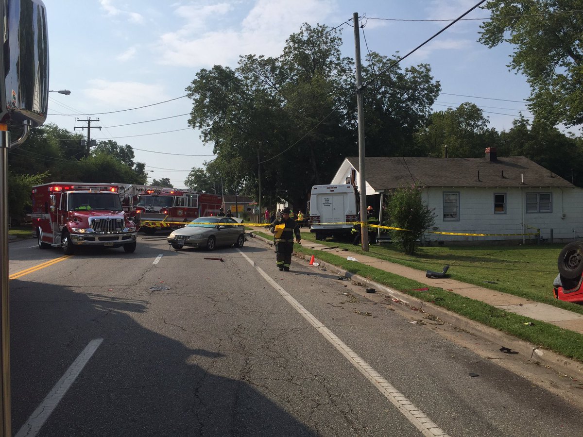 Six people displaced following multivehicle accident in Hampton