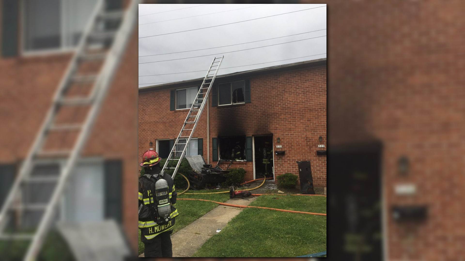 Two displaced following apartment fire in Hampton