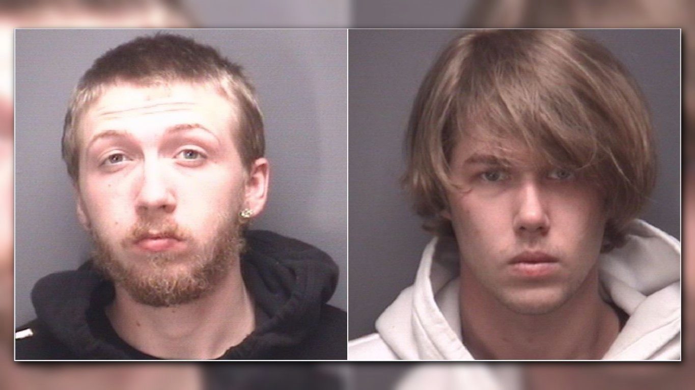 Two men arrested for stealing possessions from car in Suffolk ...