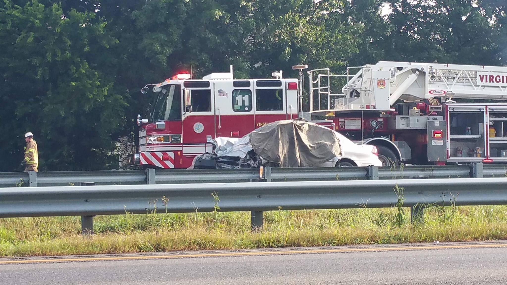 Two killed in crash on I264 in Virginia Beach