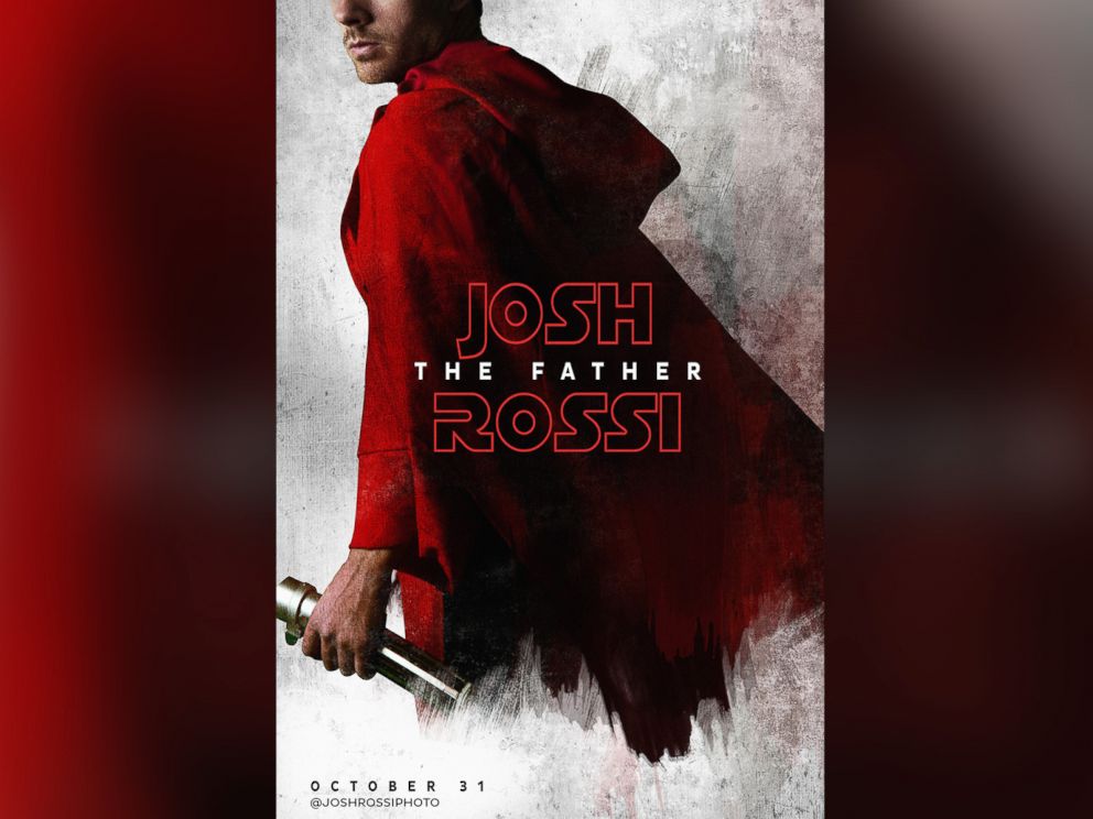 How Josh Rossi Won the Holidays with His Family's The Last Jedi Card